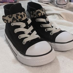Toddler girl Converse high tops